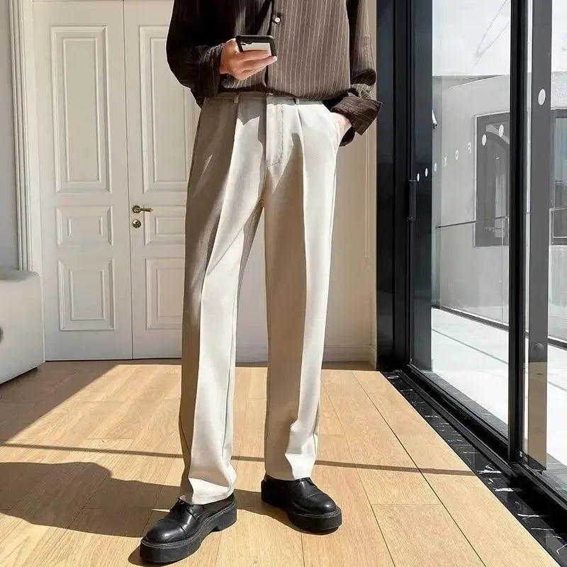 Modische Gerade Hose Herren