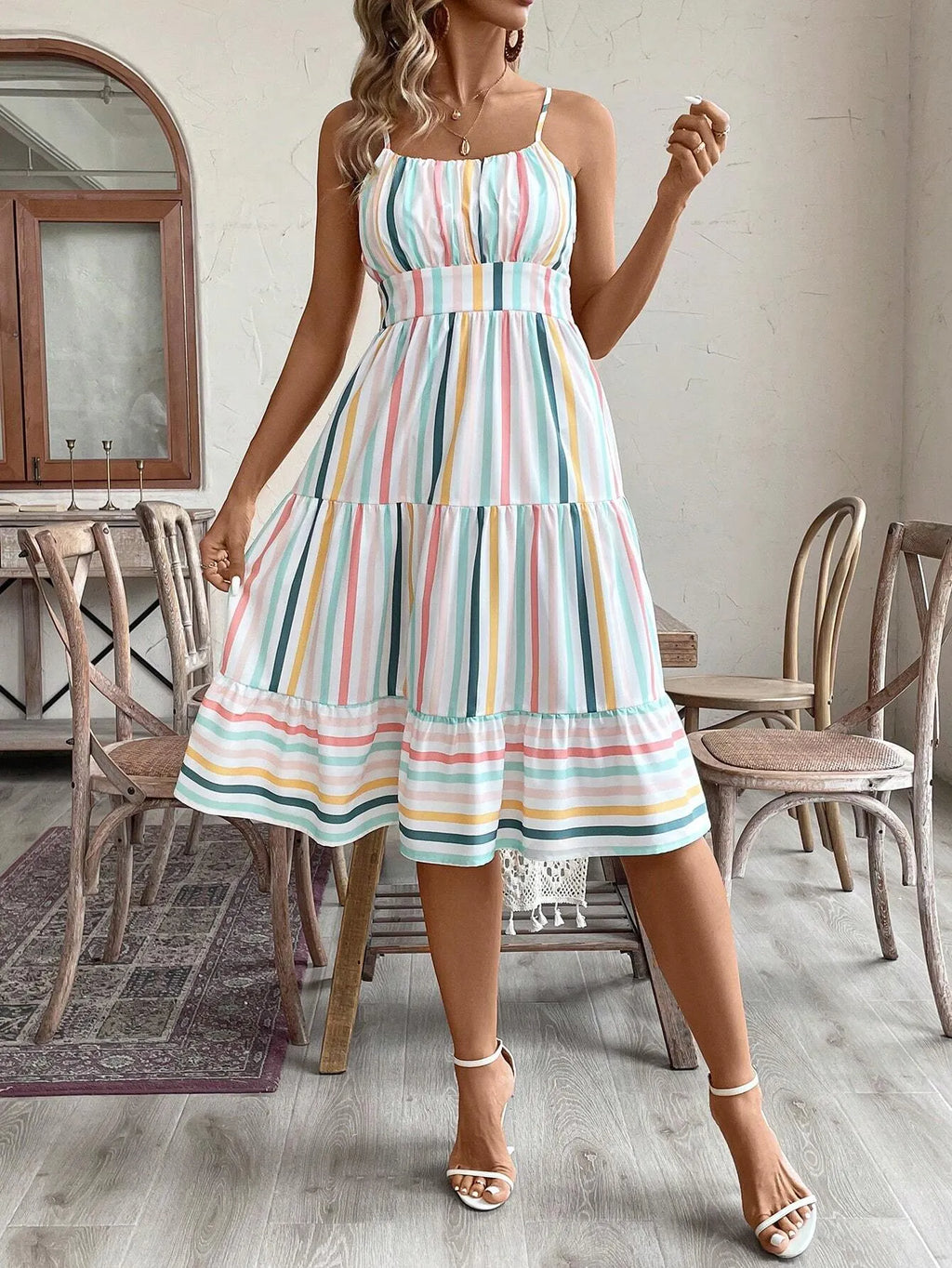 Vestido BÃ¡rbara Multicolorido