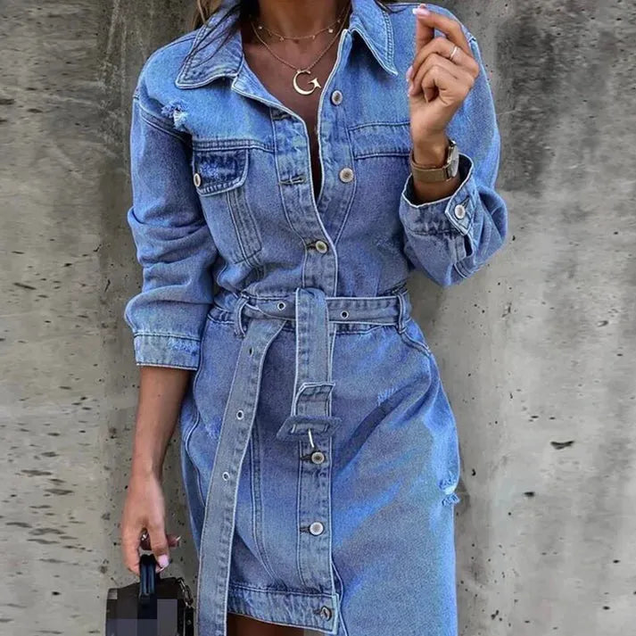 Heidi - Sommerkjole i denim