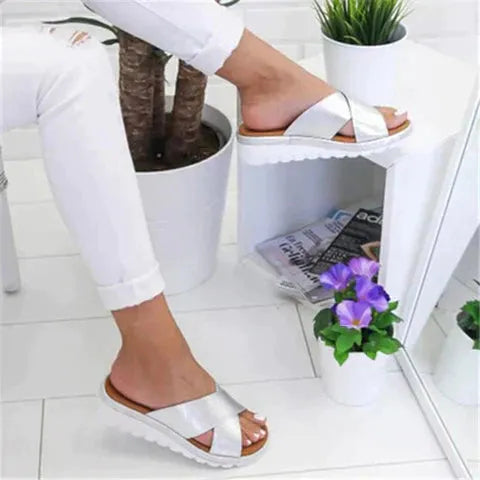 ALINÉA | Dames Instap Sandalen met Geheugenschuim – Comfortabel, Licht & Zomers