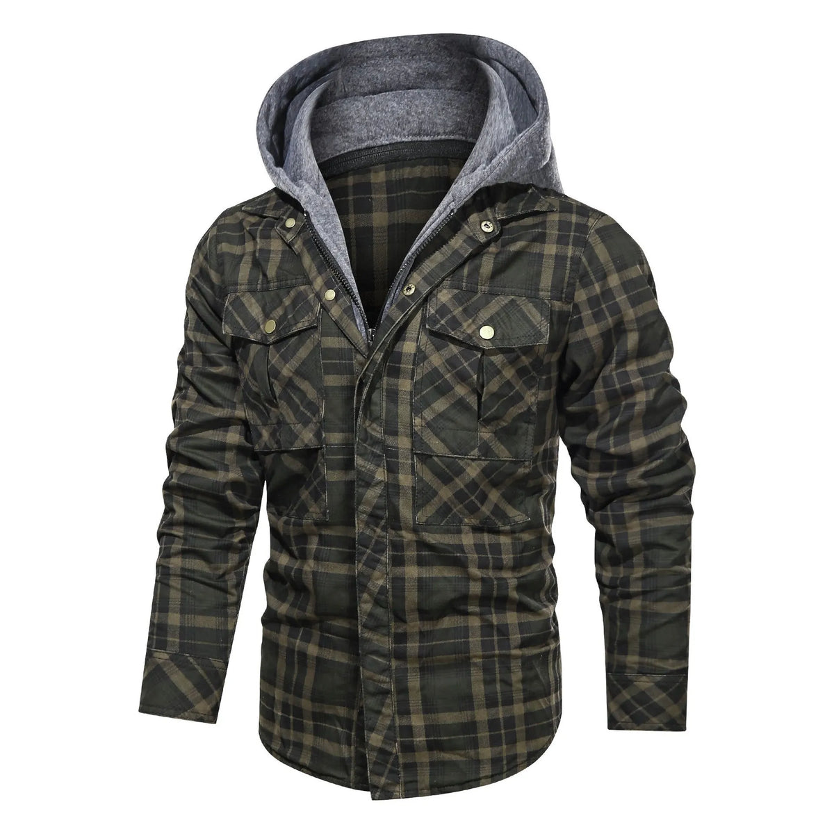 Karierte Herrenjacke