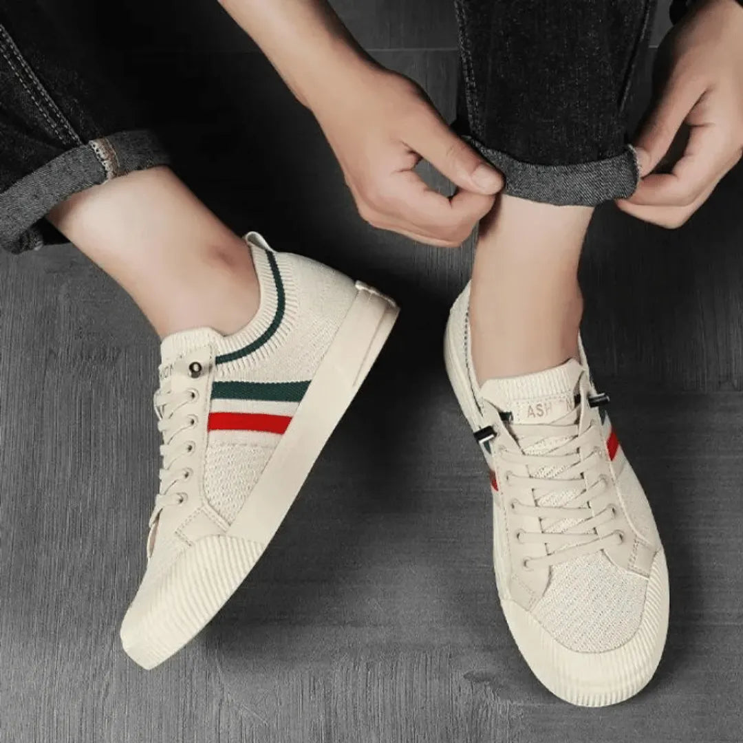 LÃ¤ssige Sneakers Mit Strickmuster FÃ¼r MÃ¤nner