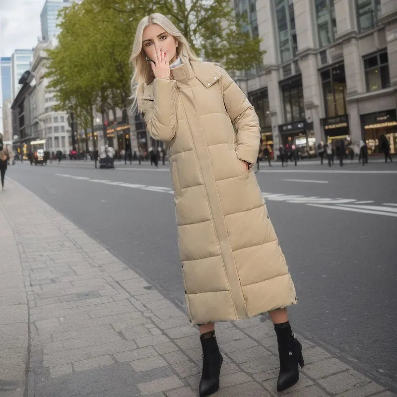 - Langer Wintermantel - Elegant