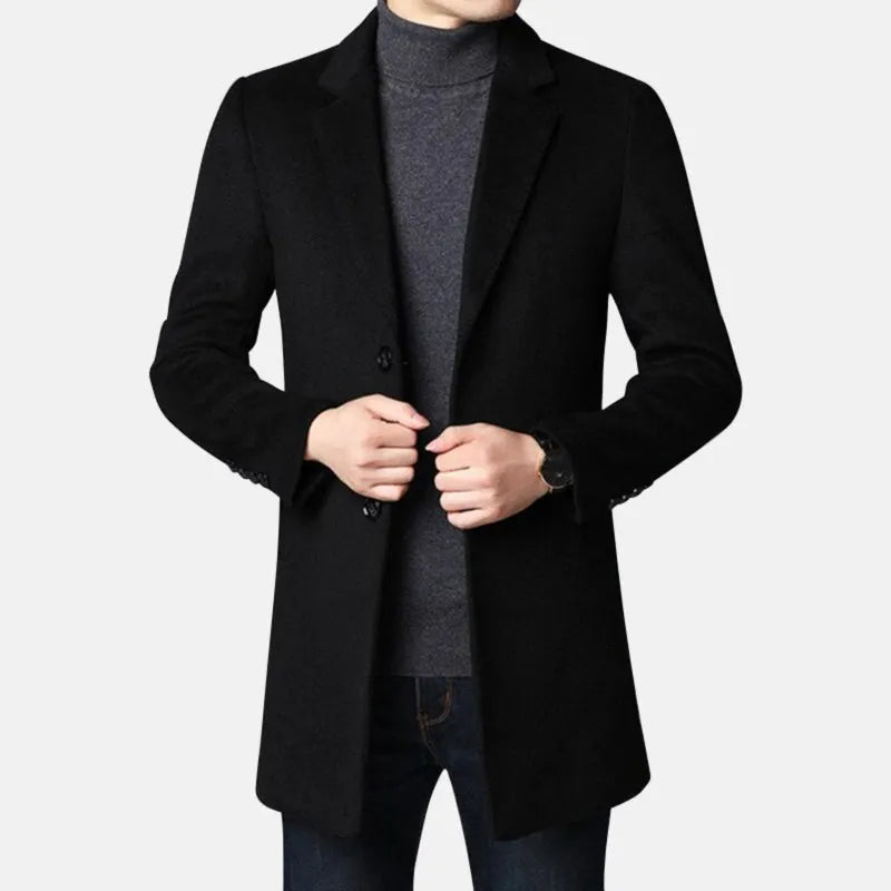 Herrenmantel Eleganter Business Mantel