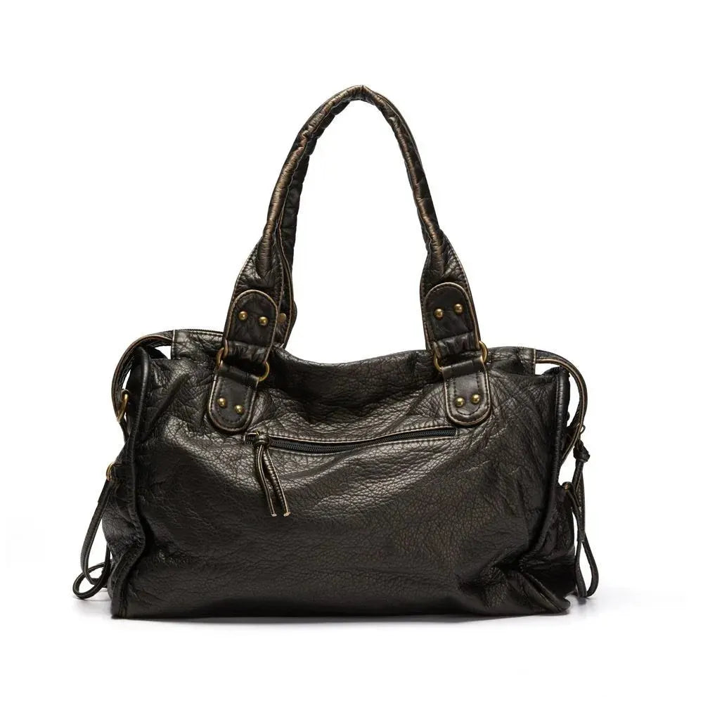 JEOARA | Leren Vintage Draagtas voor Dames – Elegant, Functioneel & Tijdloos