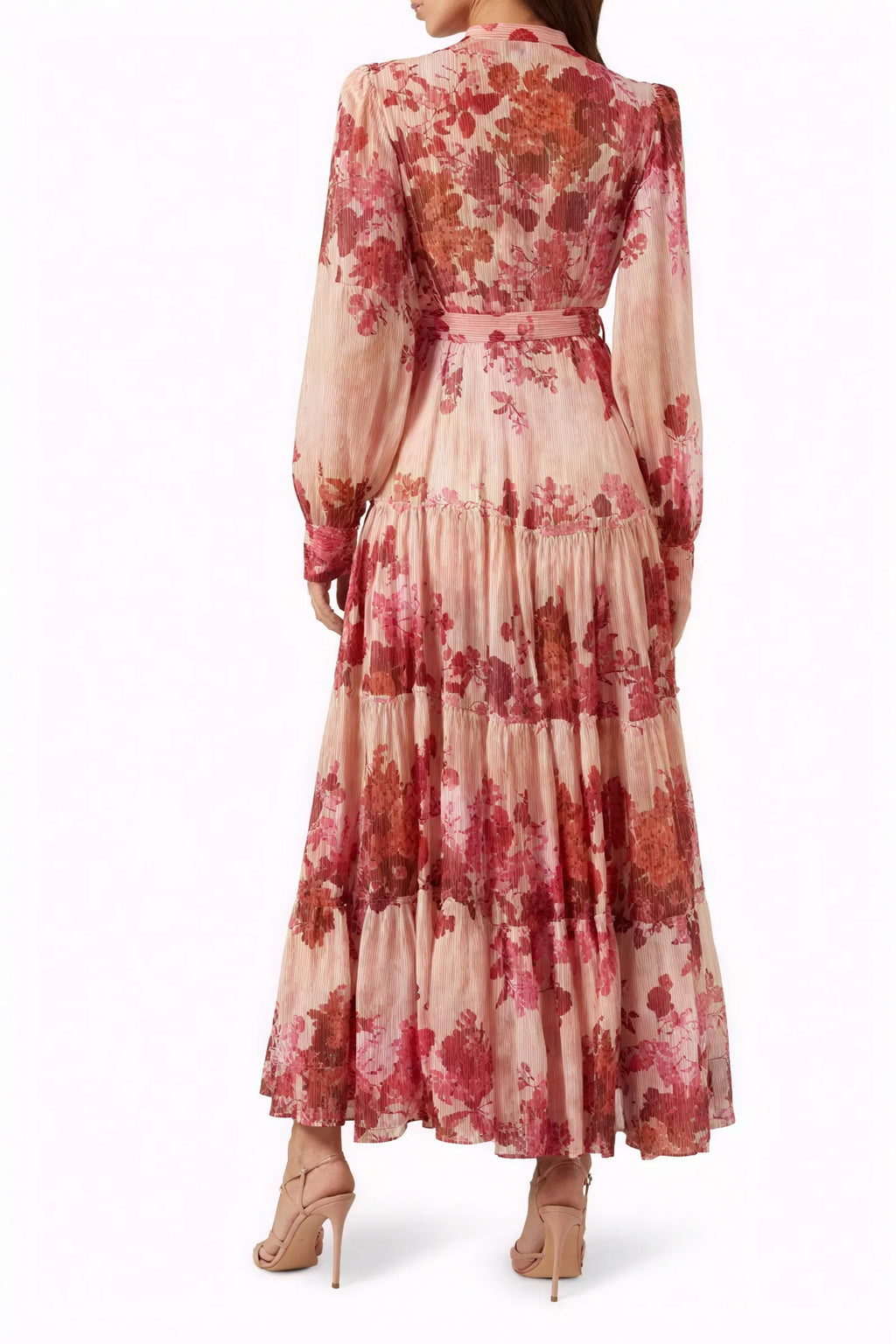 GeblÃ¼mtes Kleid mit Stufenrock