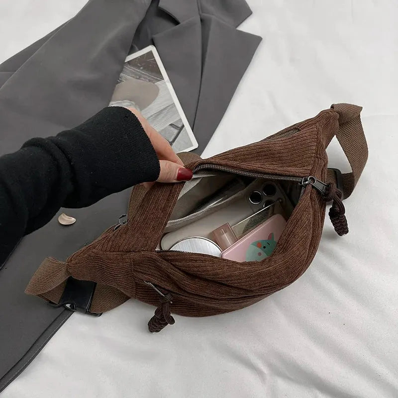LÃ¤ssige Cordtasche FÃ¼r Damen