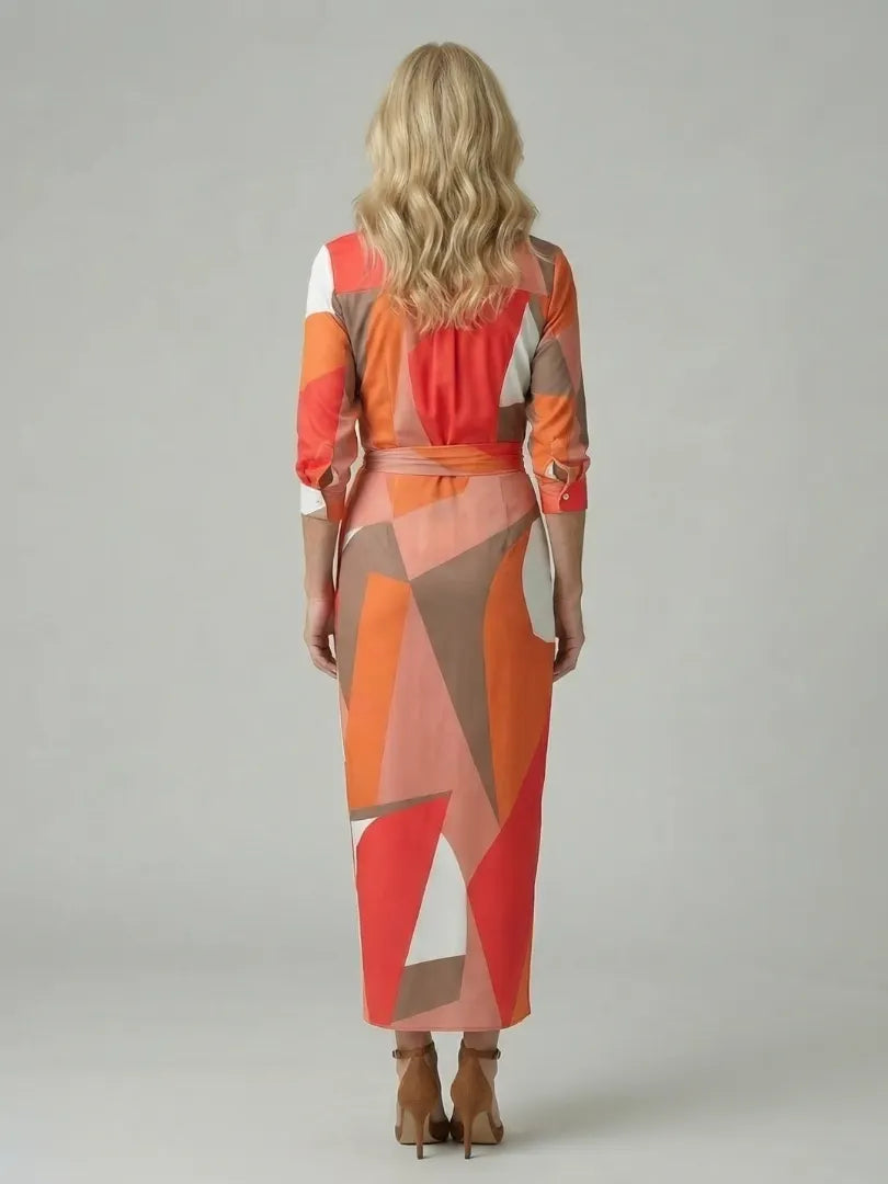Islen | Smooth Form Midi Dress