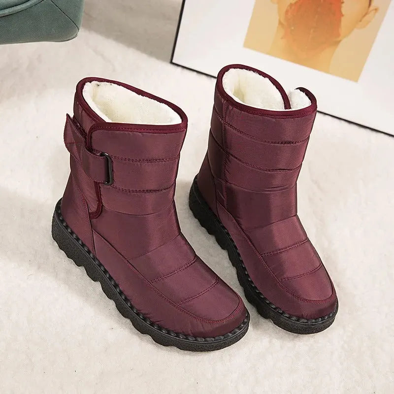 Dicker Plüsch Winter Stiefel