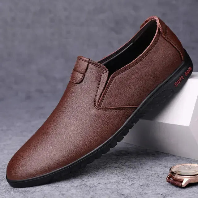 Klassische Leder-Loafer