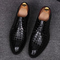 Stilvolle Leder Herren Schnürschuhe