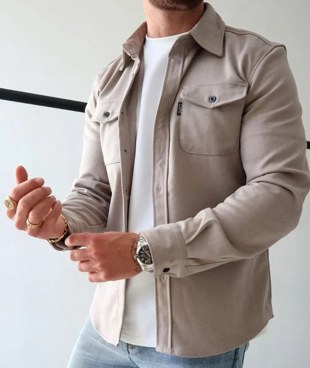 LÃ¤ssiges Herbsthemd Herren
