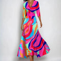 Women's Elegant Dress with Flattering Wrap Design