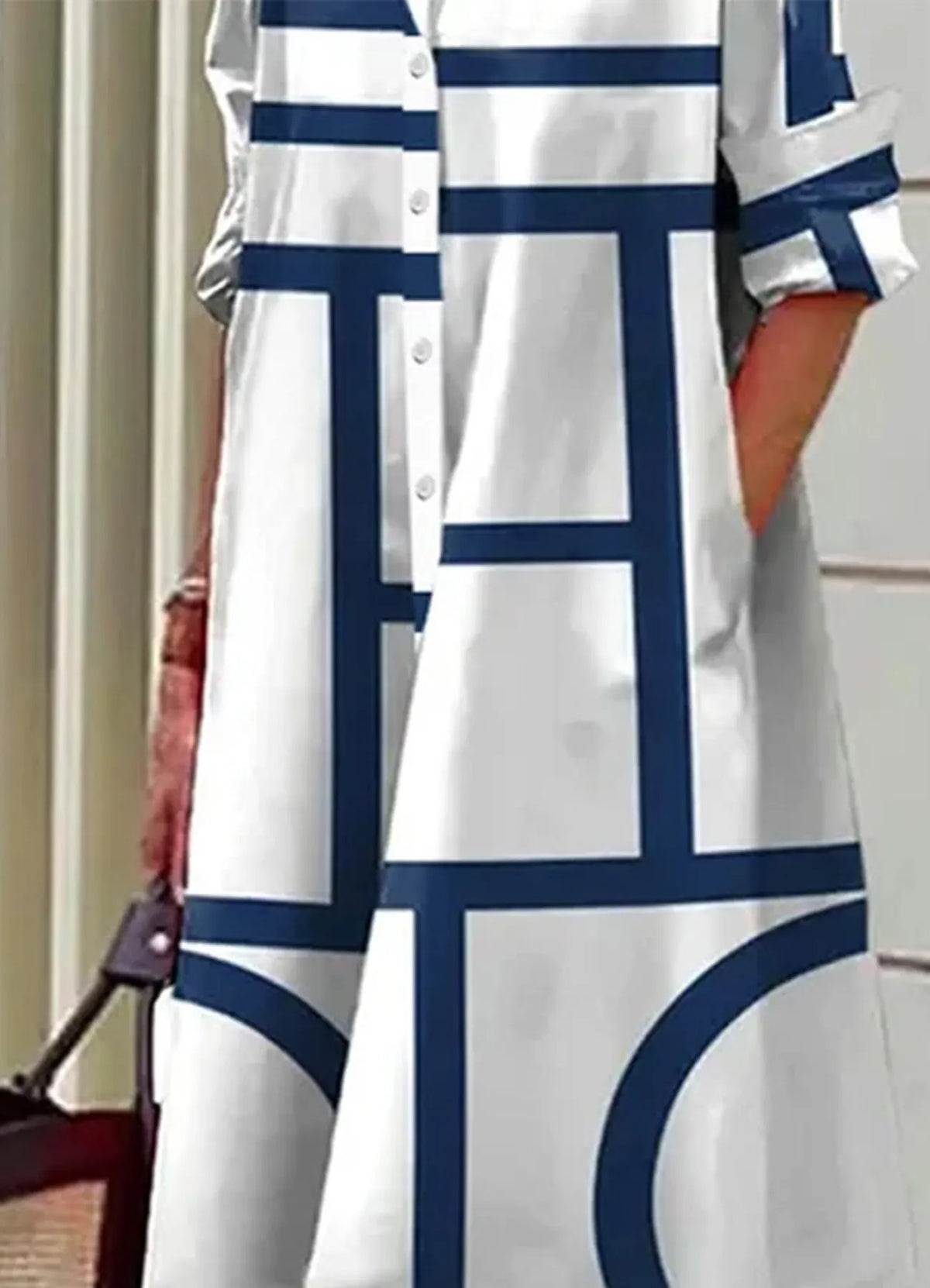 Übergröße Shirt für Abendveranstaltungen für Damen Midi
