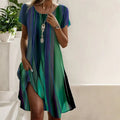 JENNY | Lässiges Boho Gradient Kleid
