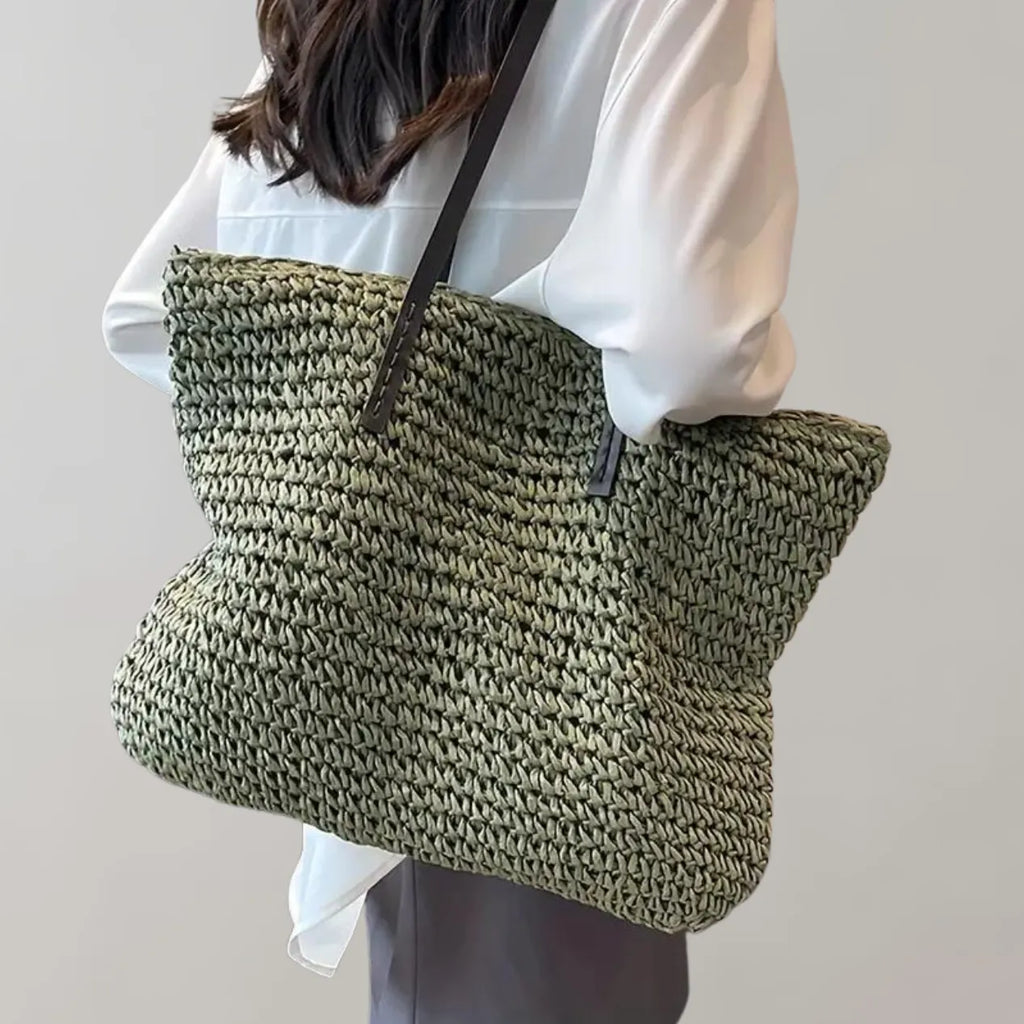 - große gewebte Tragetasche Tasche im Bohemian-Beachy-Stil