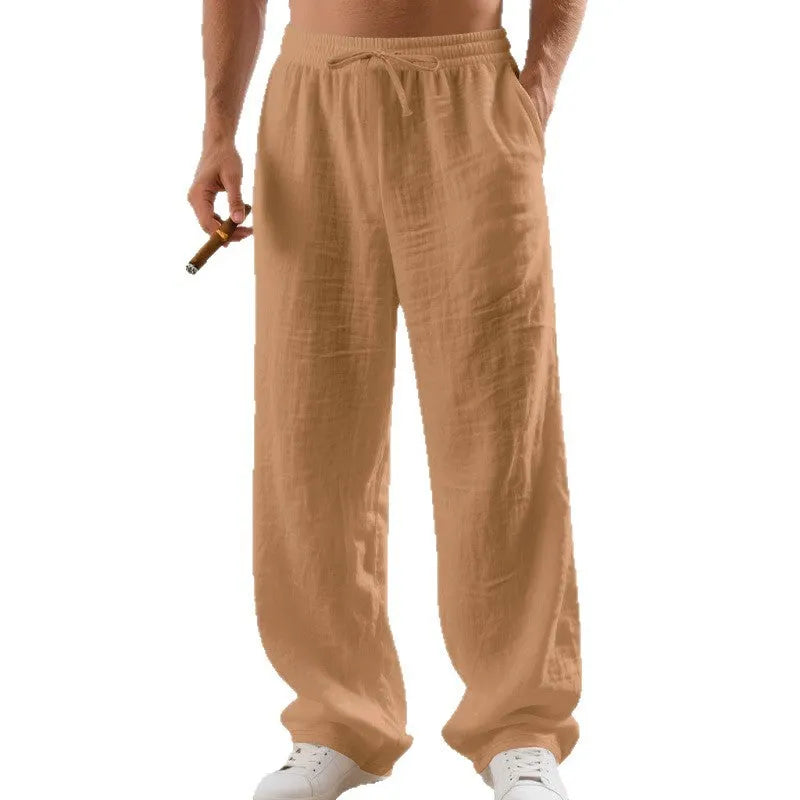 Herren lässige Leinenhose