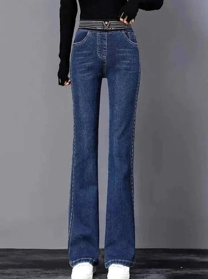 Carla - Komfortable stretchjeans med høj talje