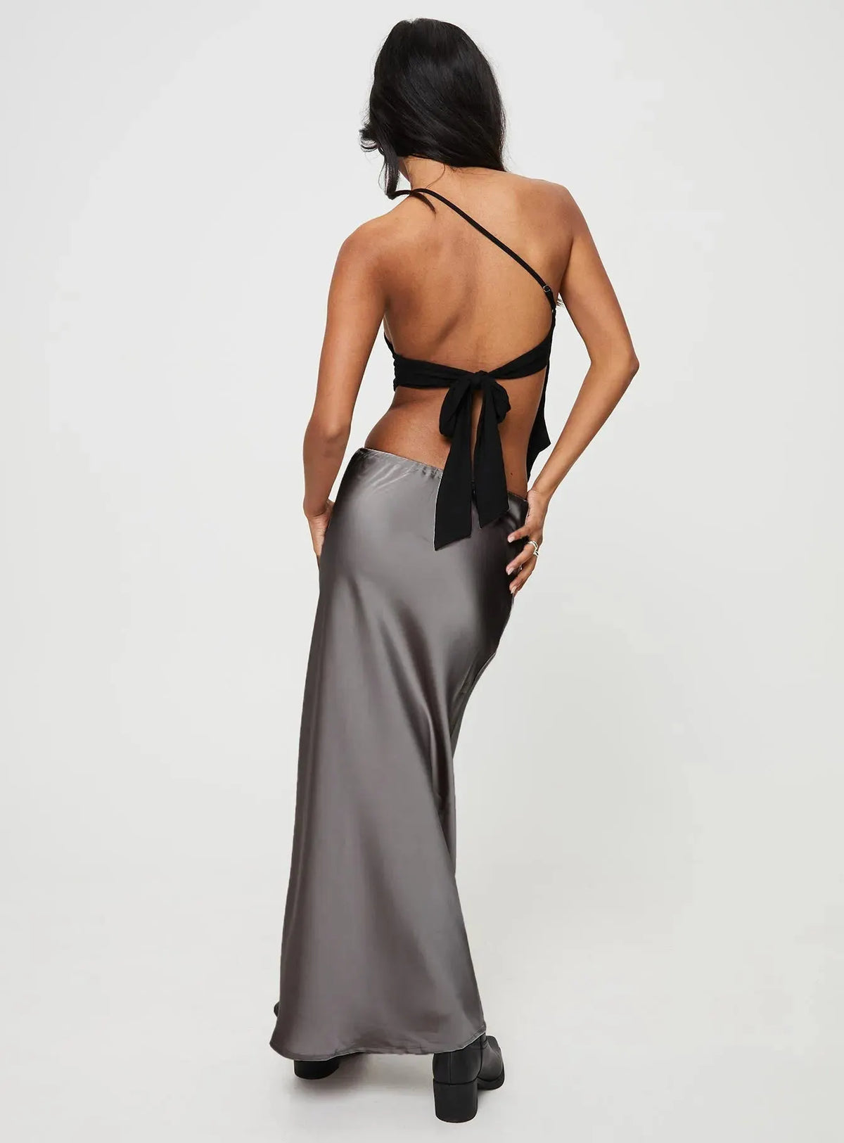 CHERISSE | Luxe Satijnen Dames Rok Met Verstelbare Taille - Zacht, Elegant & Makkelijk te Combineren