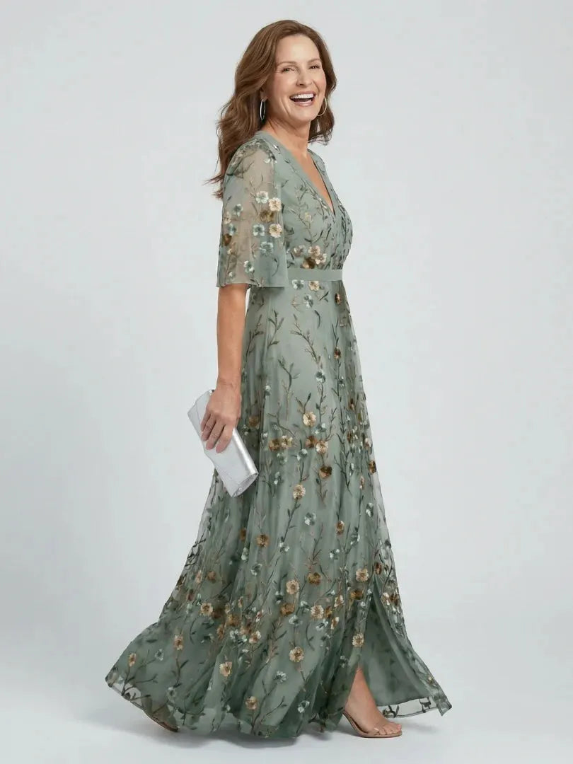 Selora | Halter Bloom Flow Maxi Dress