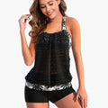 Womenâ€™s Two-Piece Summer Set with Sleeveless Top and Elastic Waistband