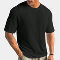Geripptes T-shirt Für Herren Lässig & Bequem