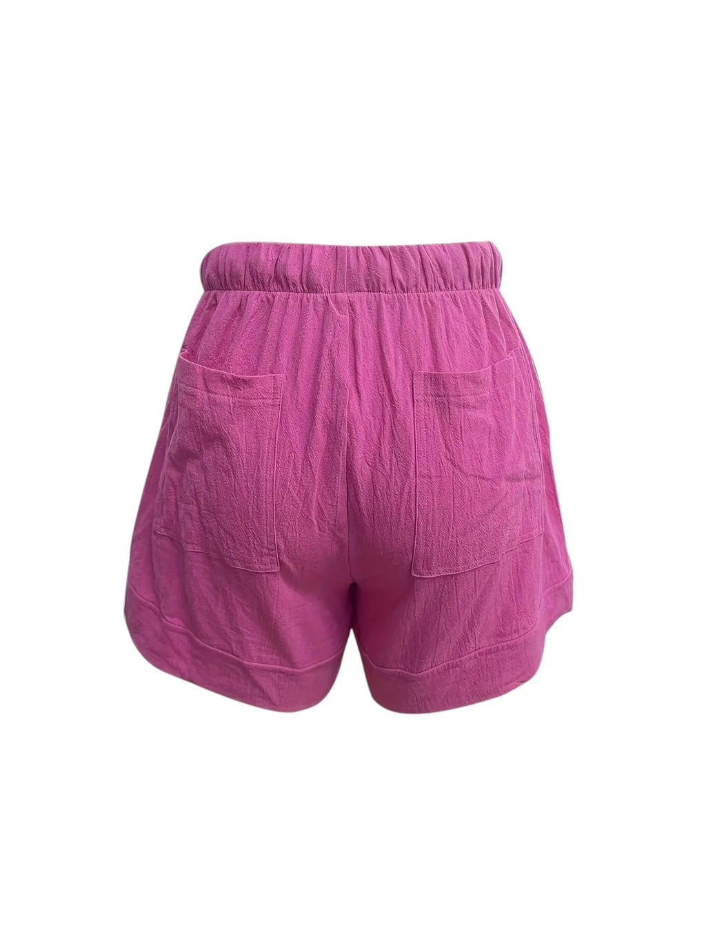 LEONA | Luchtige Dames Zomer Shorts met Elastische Tailleband & Zakken - Luchtig & Zomers