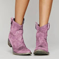 Leder-Cowboy-Stiefel für Damen