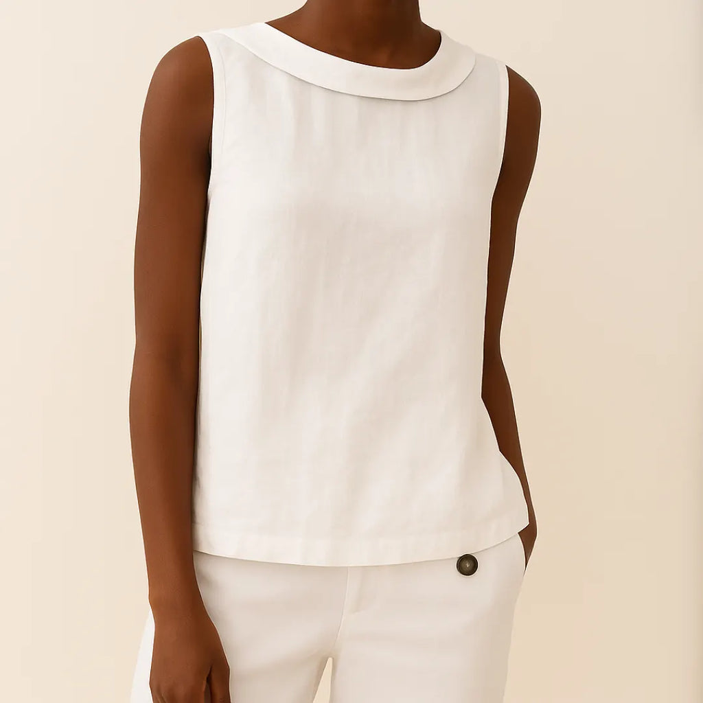 Ärmelloses Oberteil für Damen mit Rollkragen – Elegantes Sommer-Basic für jeden Anlass