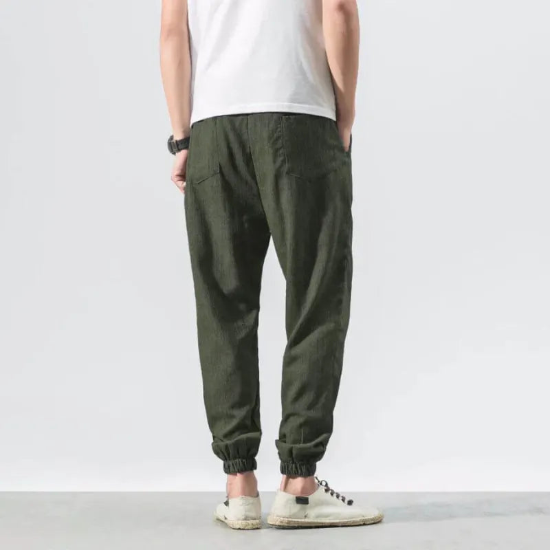 Herren Sommer Hose In Beige