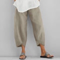 Lässige Leinenhose Für Damen