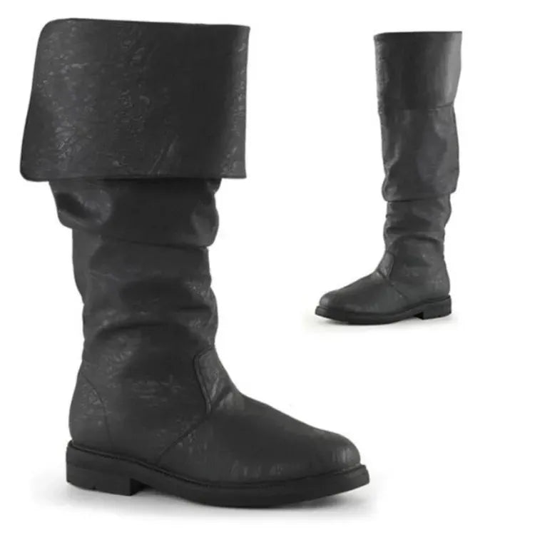 herren schuhe thigh high stiefel
