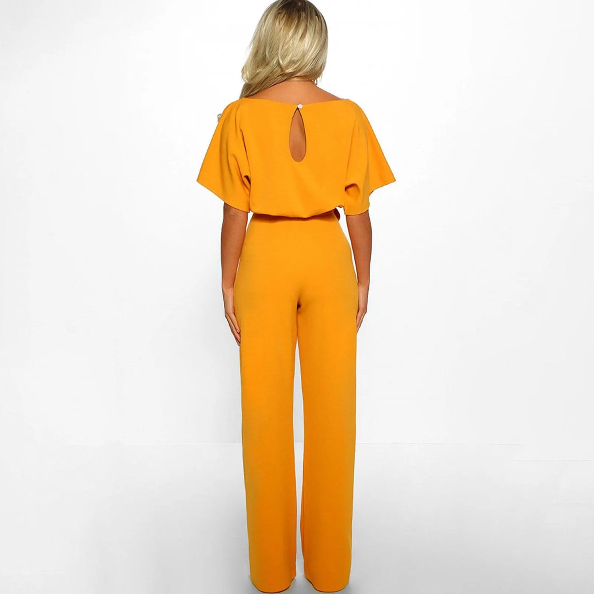 Jumpsuit mit Rundhalsausschnitt