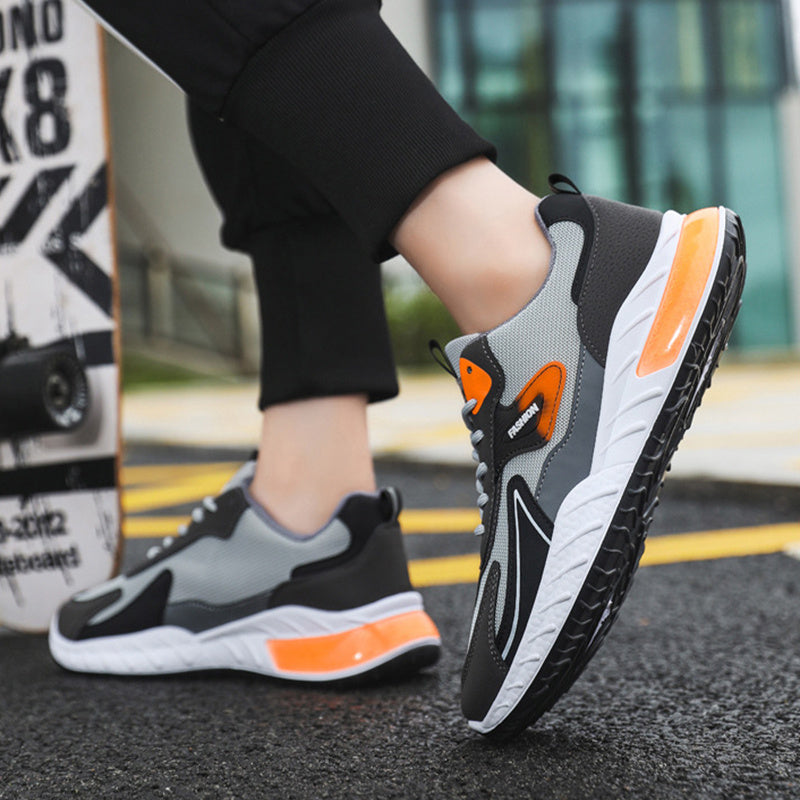 Atmungsaktive Herren Sneaker Mit Farbakzent