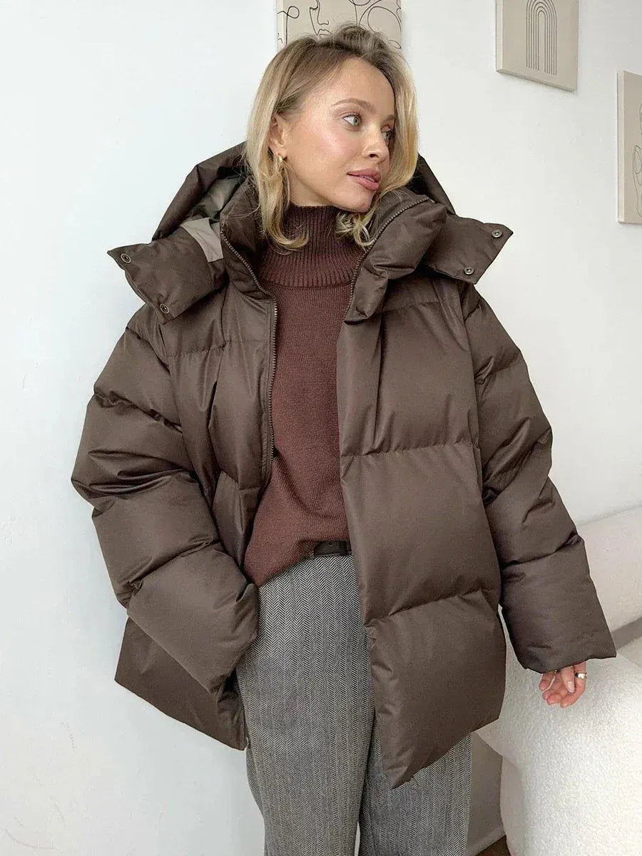 Maan | Trendy Dames Winterjas - Warm Stijlvol & comfortabel