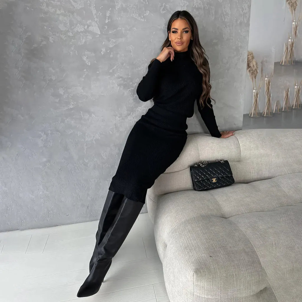 Damen-Set aus Pullover und Rock