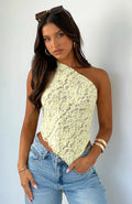 One-Shoulder Spitzenkleid – Asymmetrisches Design