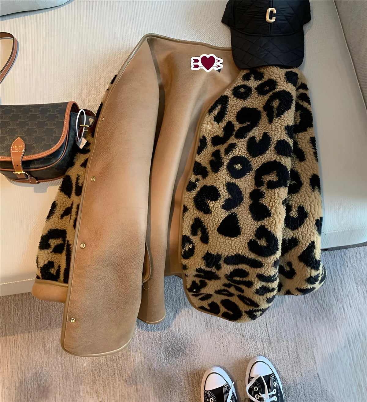 GemÃ¼tlicher & Schicker Leopardenmuster Mantel
