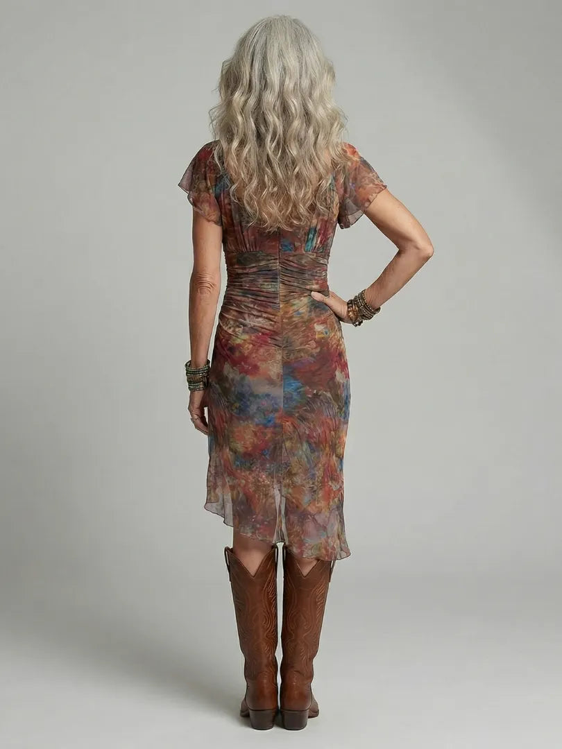 Aeris | Quiet Halter Midi Dress