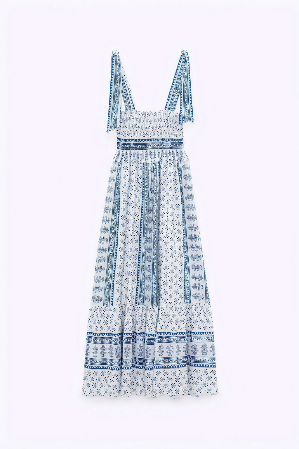 Sommerliches Midi-Kleid mit Blumenmuster