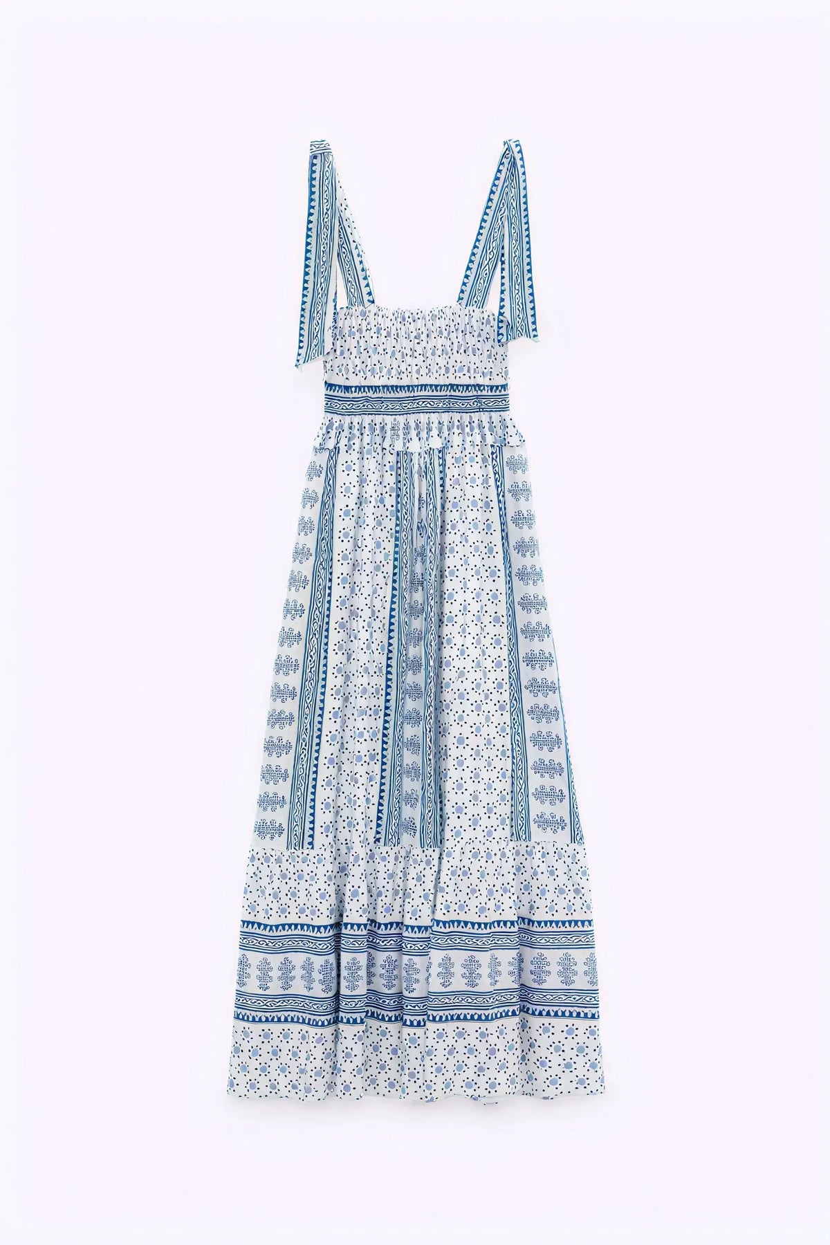 Sommerliches Midi-Kleid mit Blumenmuster