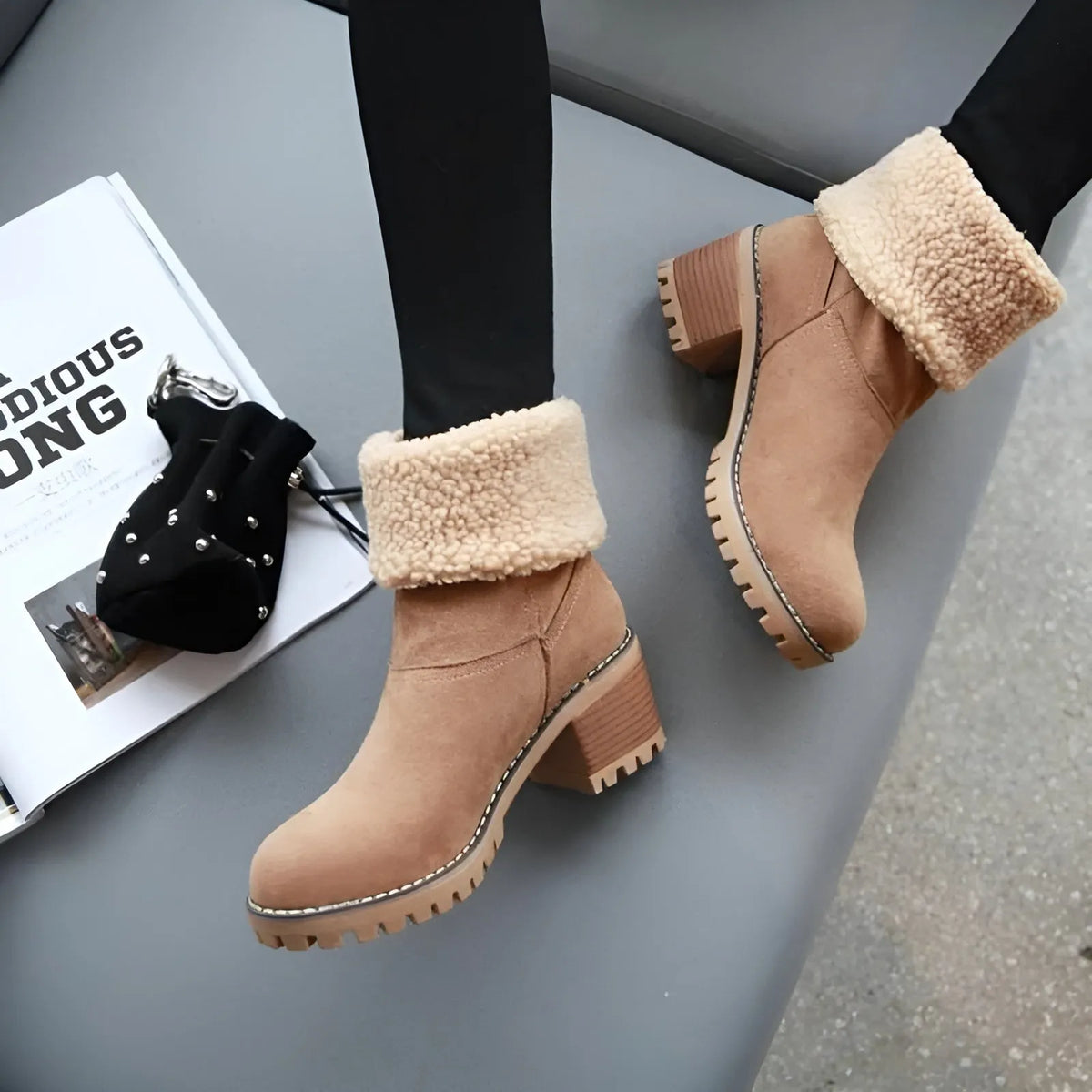 Warme Gevoerde Winterlaarzen Dames – Winterproof, Comfortabel & Stijlvol