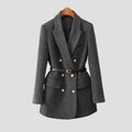 Blazer Jasje – Tijdloze Klasse In Luxe Herringbone Weving