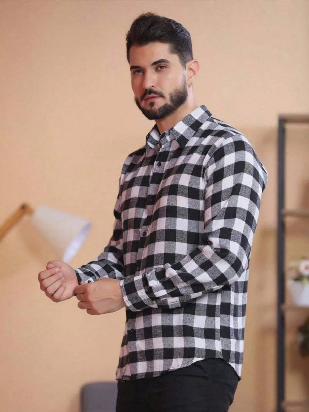 Blusa Masculina Xadrez