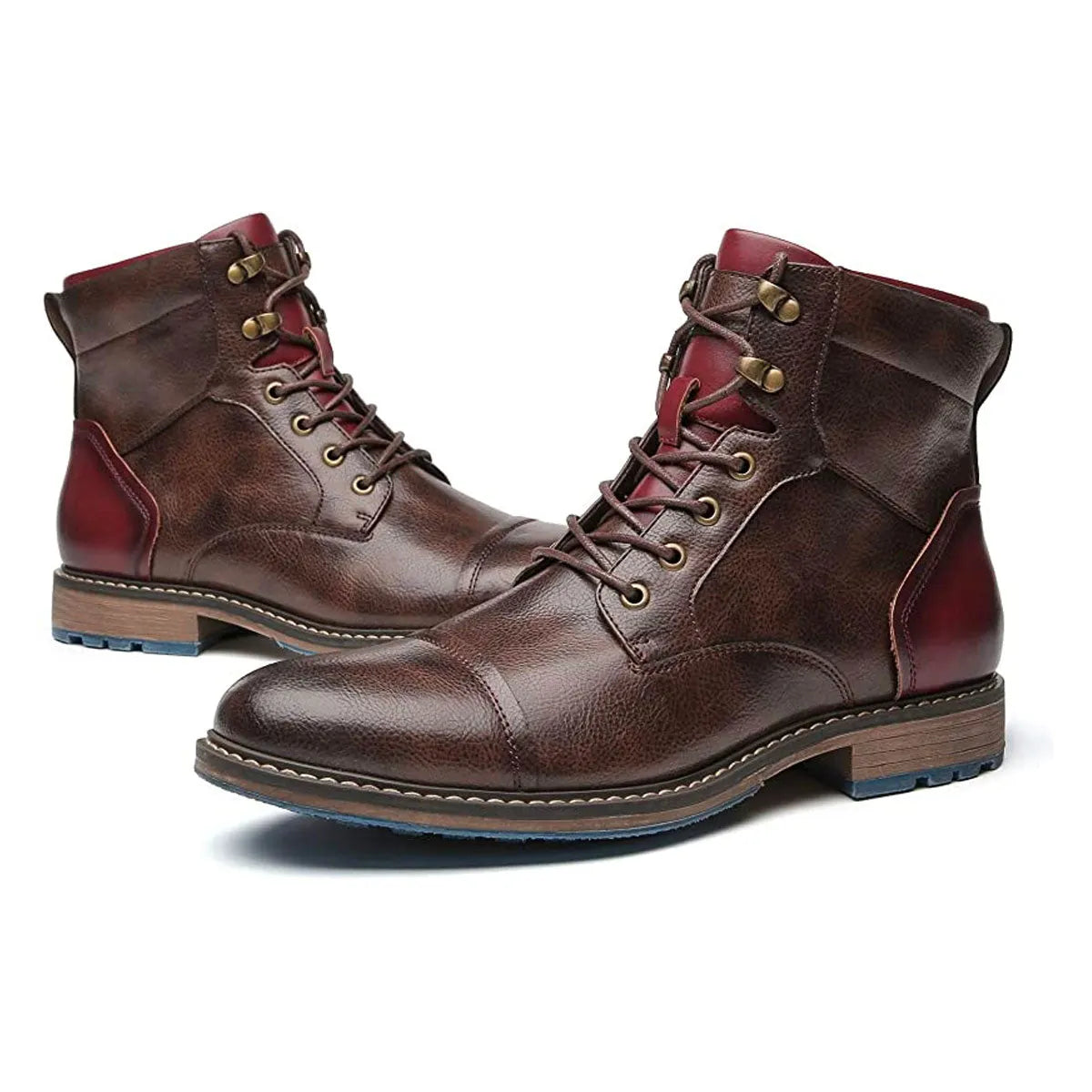 Klassische Oxford Lederstiefel FÃ¼r Herren