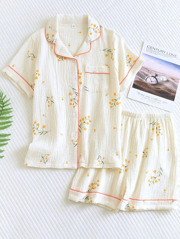 Naomi - Elegant Cotton Pajamas