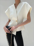 Elegante Wickelbluse mit Struktur