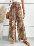 Theia | Boho Paisley Print Summer Pants