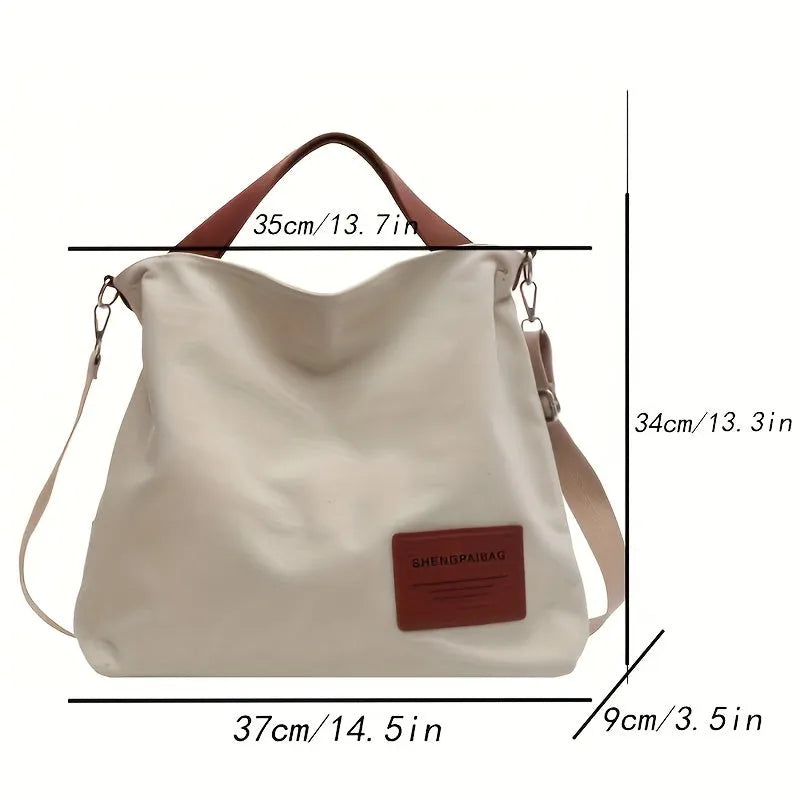 AdeleBag â€“ Schlichte UmhÃ¤ngetasche aus Canvas