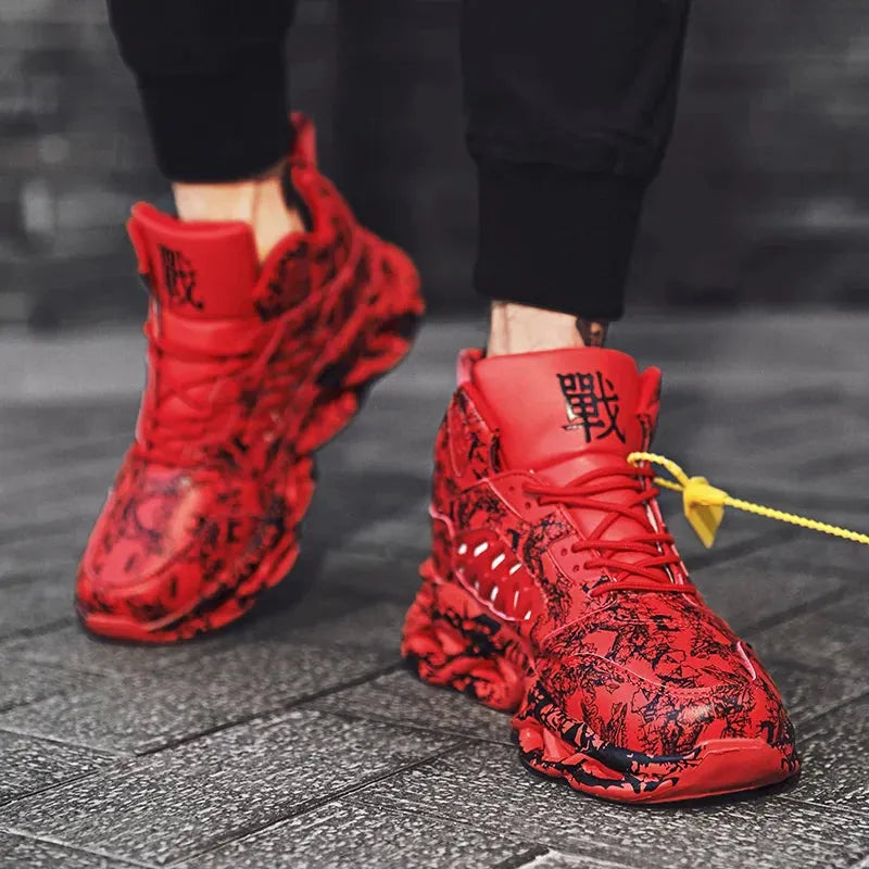 Sneaker mit grafischem Druck und High-Tech-Ausstattung